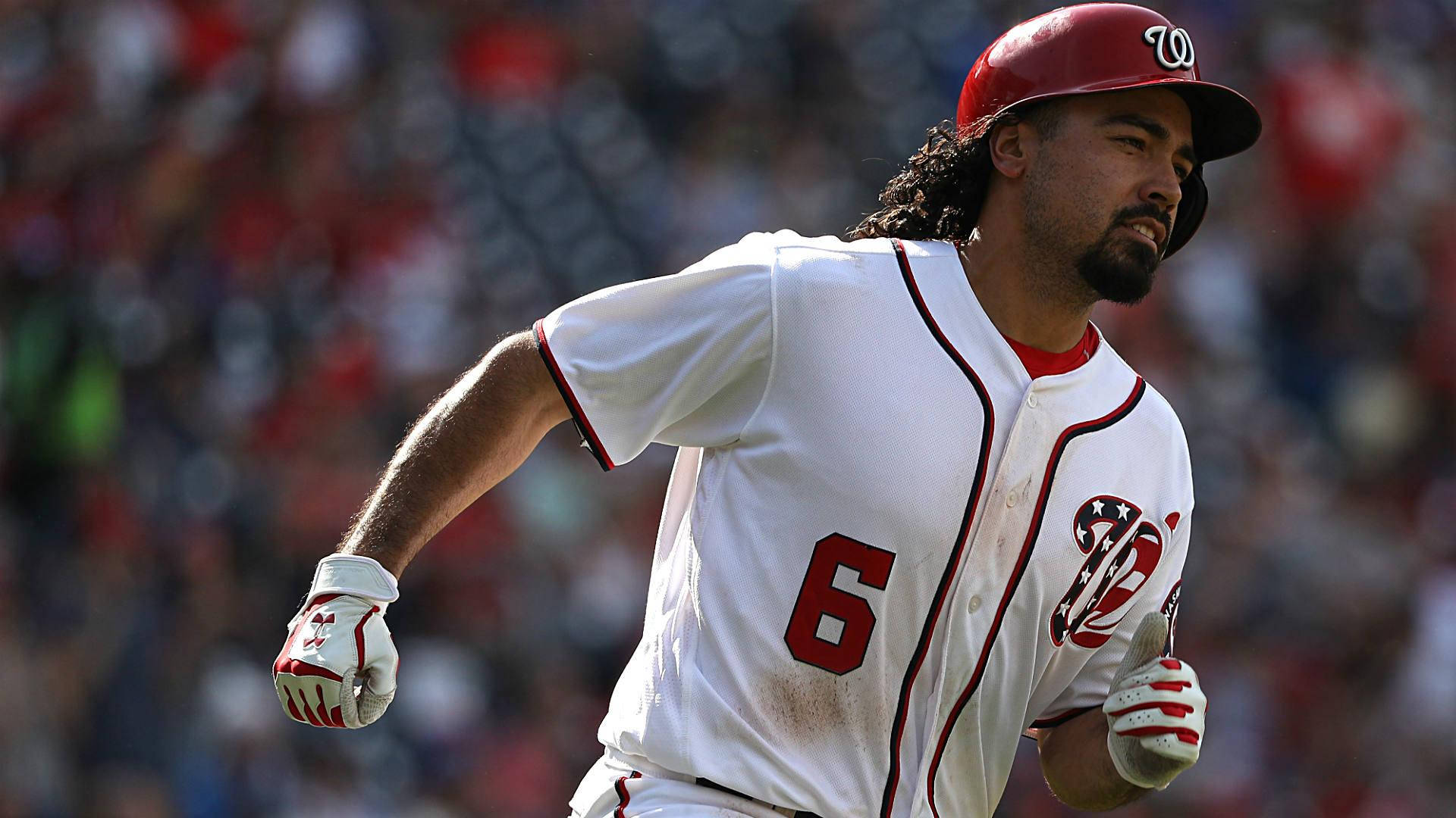 Anthony Rendon Jogging During Game Background