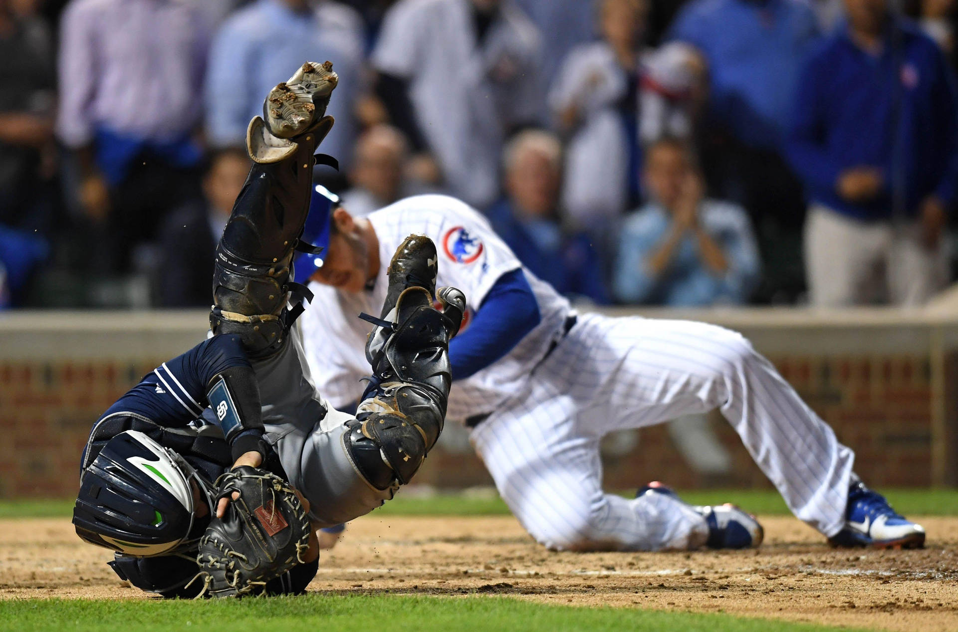 Anthony Rizzo Kneeling Catcher Background