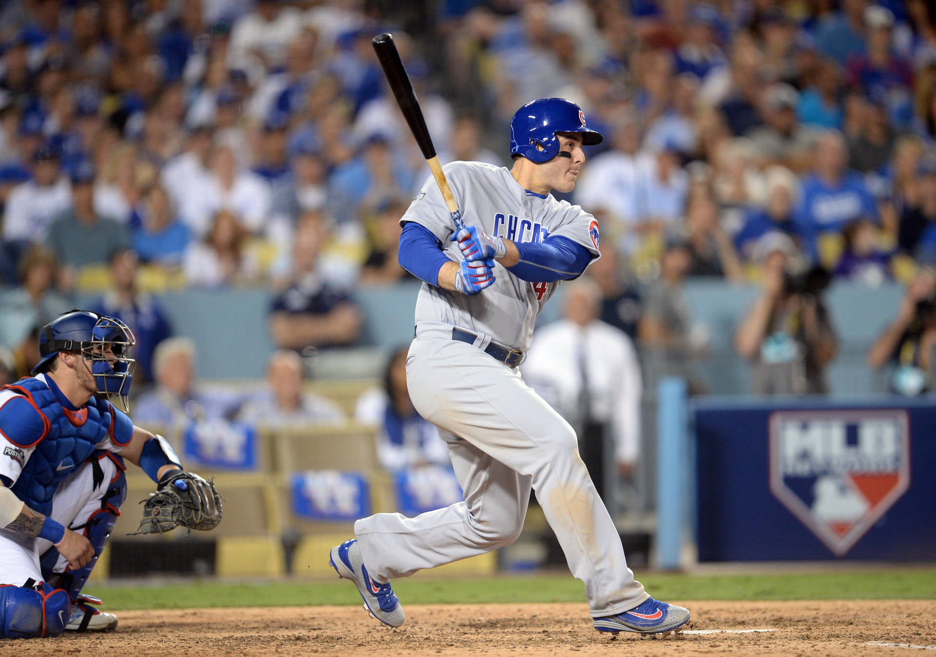 Anthony Rizzo Running Swing