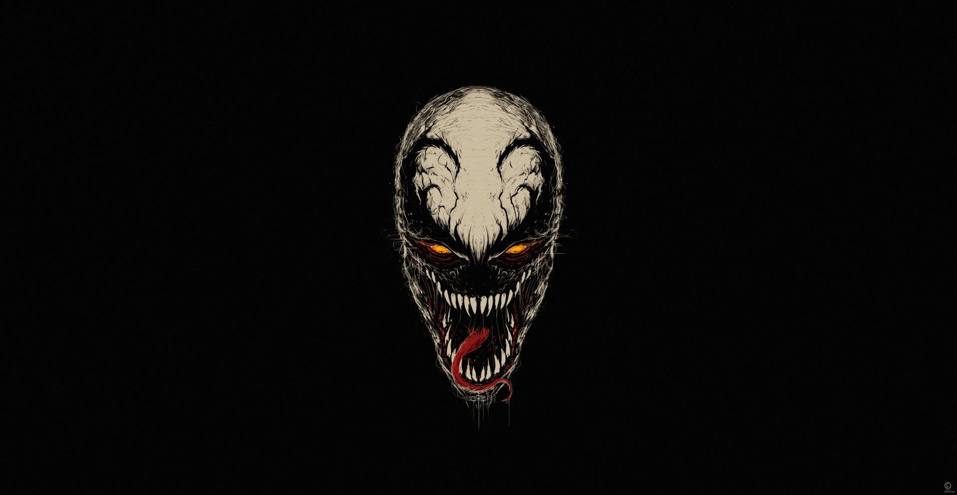 Anti Hero Anti Venom Face Background