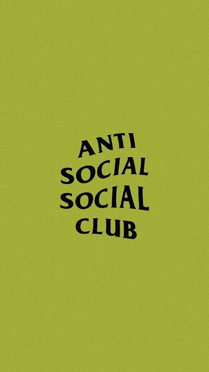 Anti Social Social Club Green Background