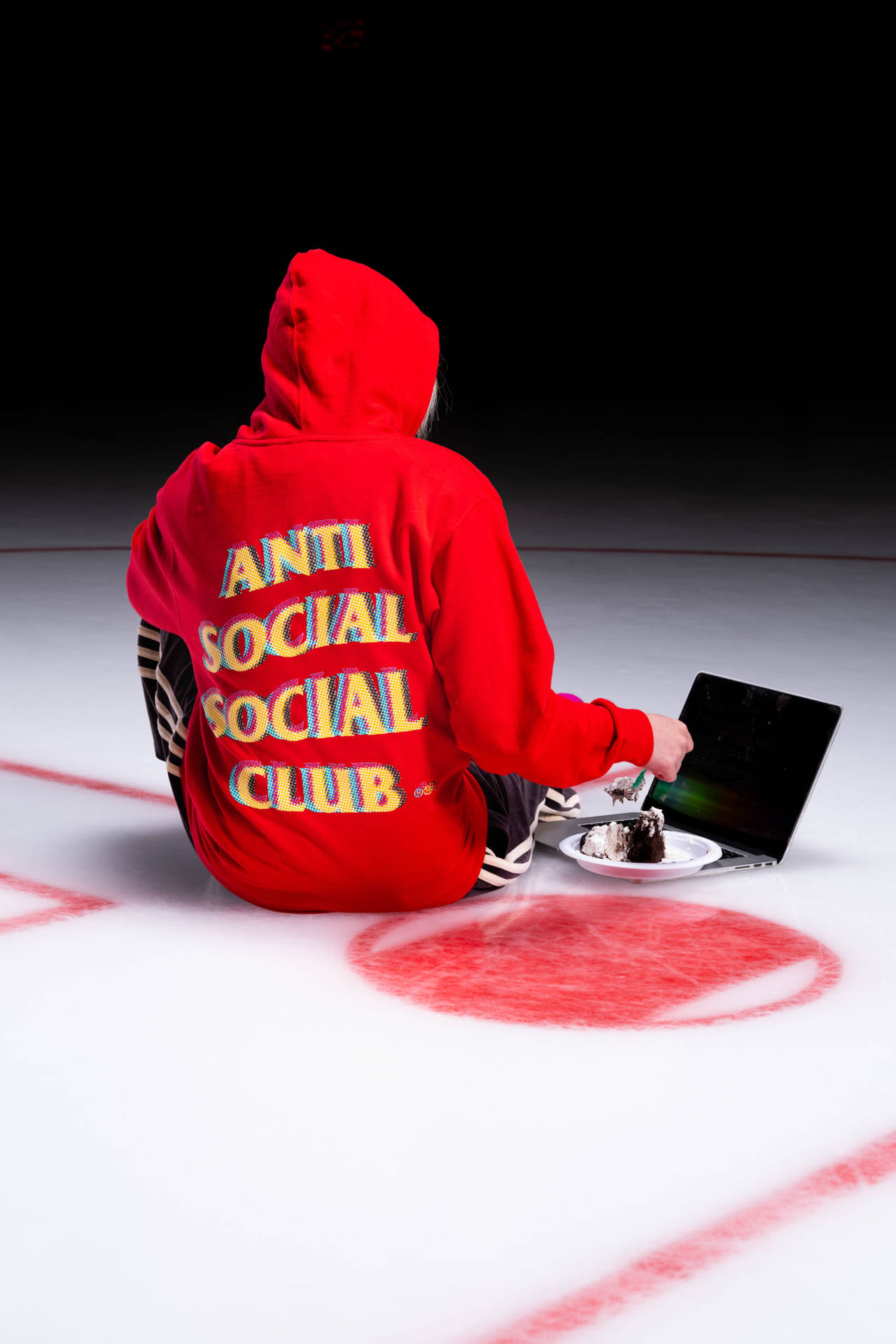 Anti Social Social Club Hoodie And Cake Background