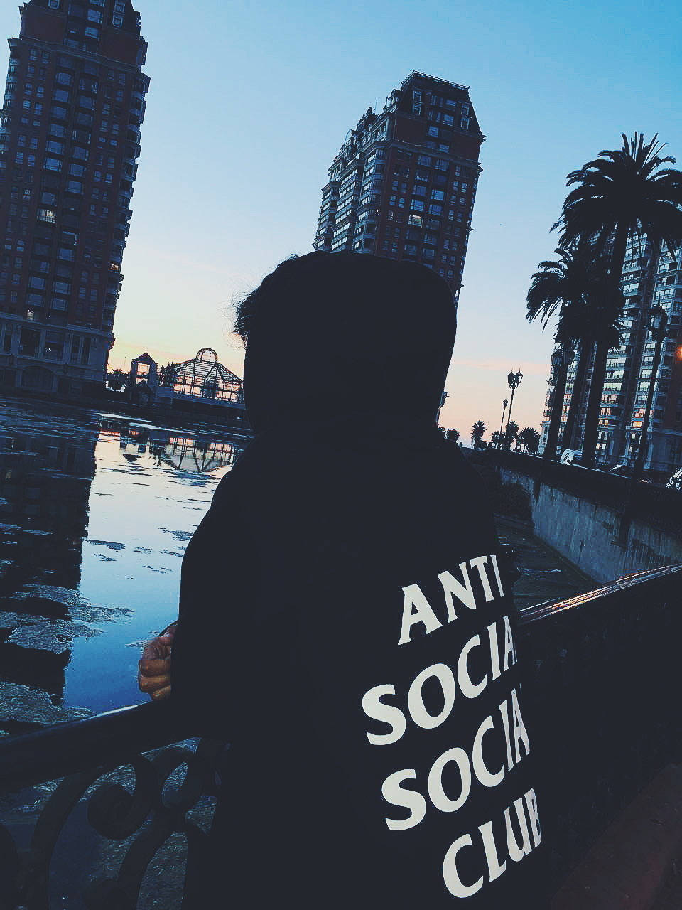 Anti Social Social Club Nostalgic Pond Background