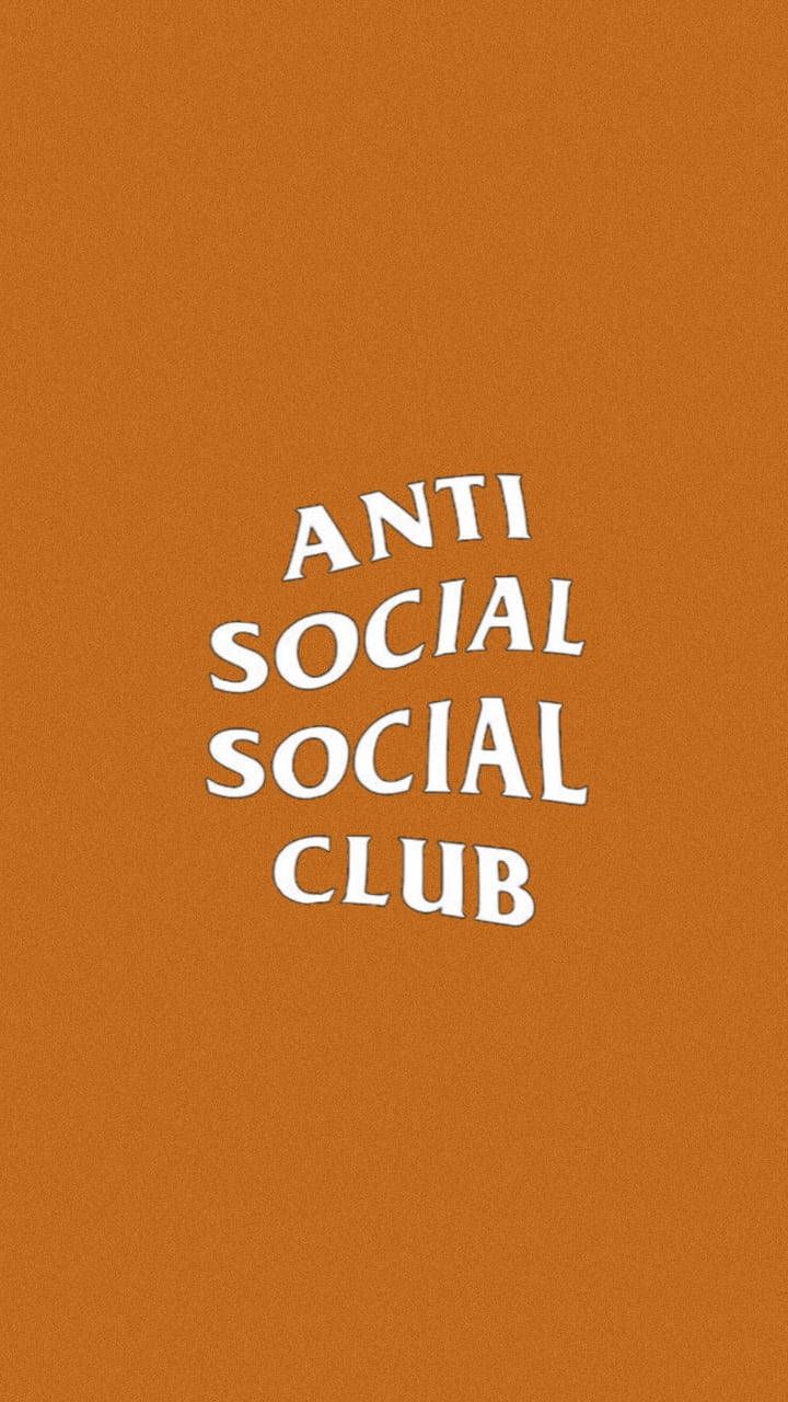 Anti Social Social Club Orange Background