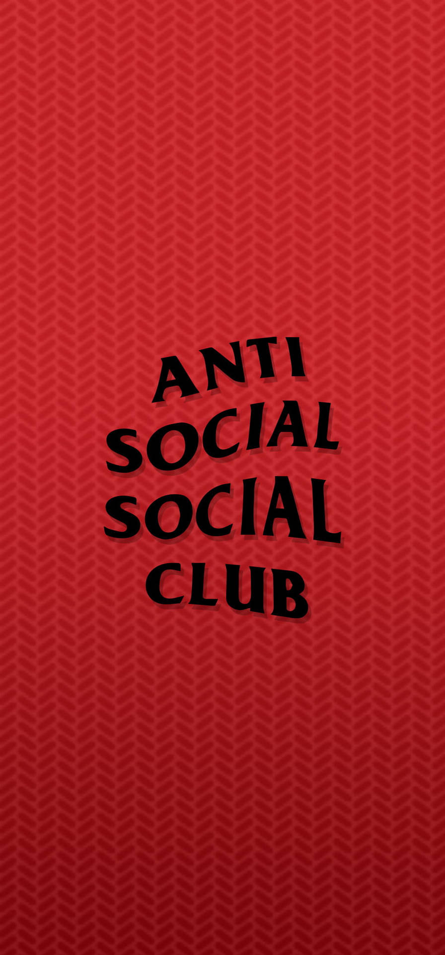 Anti Social Social Club Red Black Background