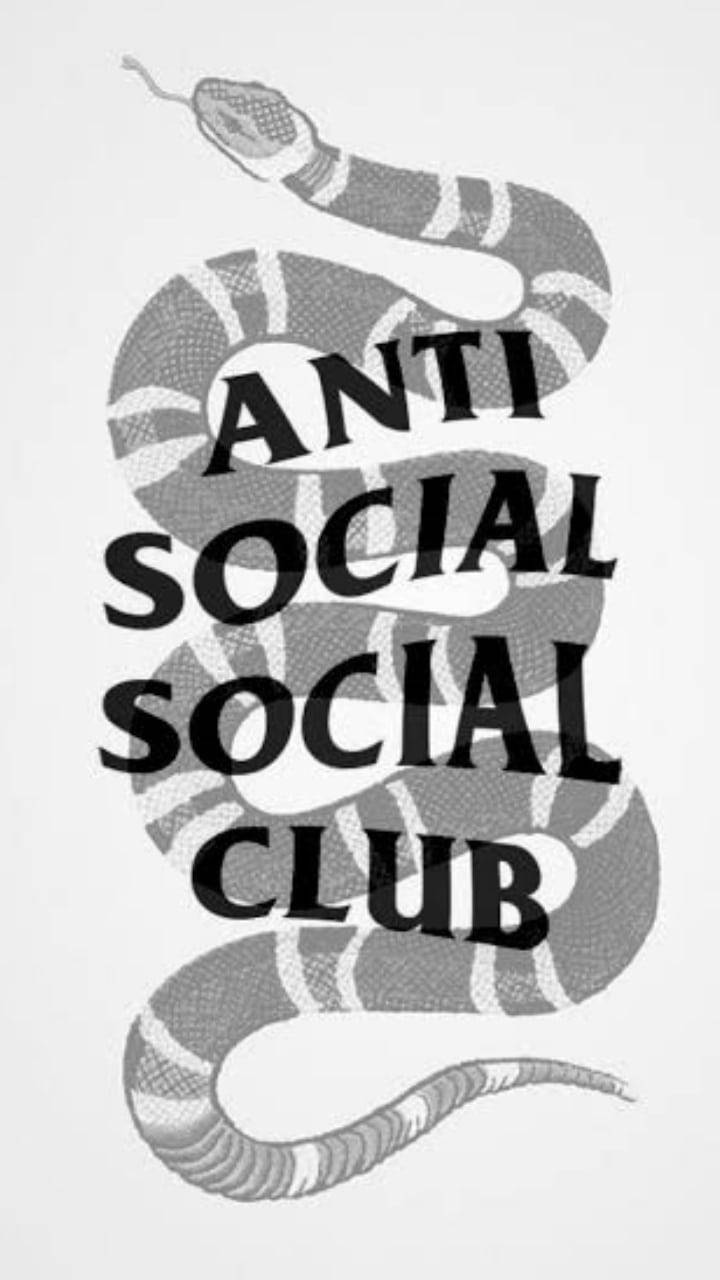 Anti Social Social Club Snake Background