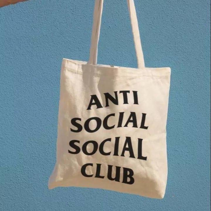 Anti Social Social Club Tote Bag Background
