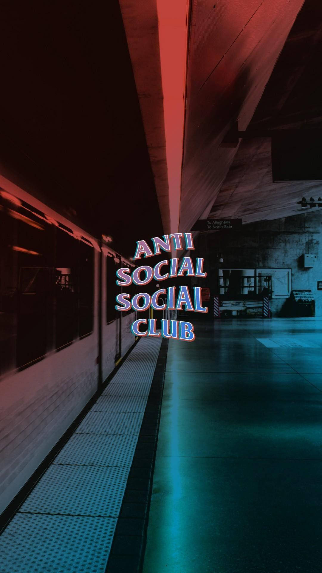 Anti Social Social Club Train Station Background