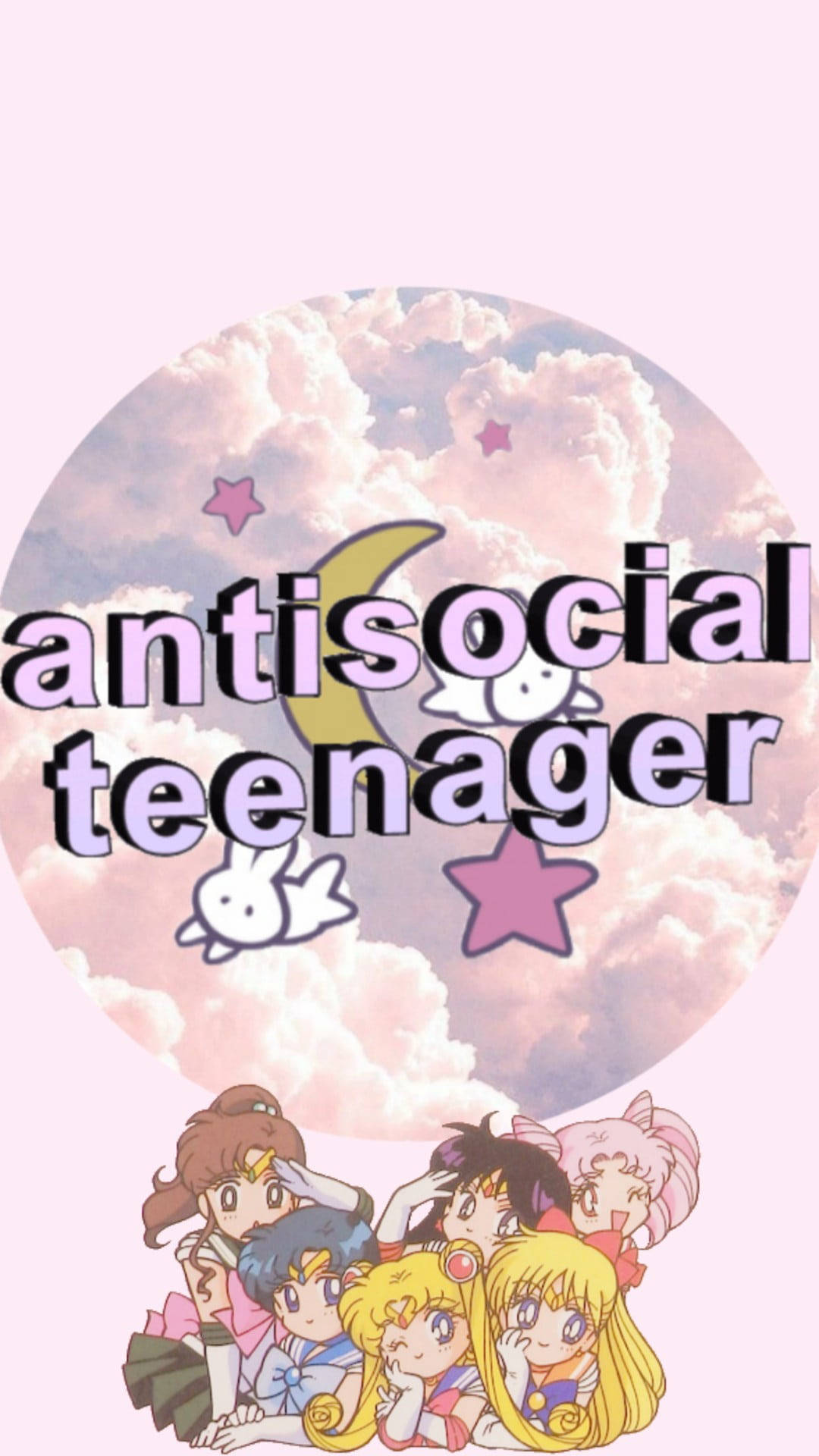 Anti Social Teenager Sailormoon Background