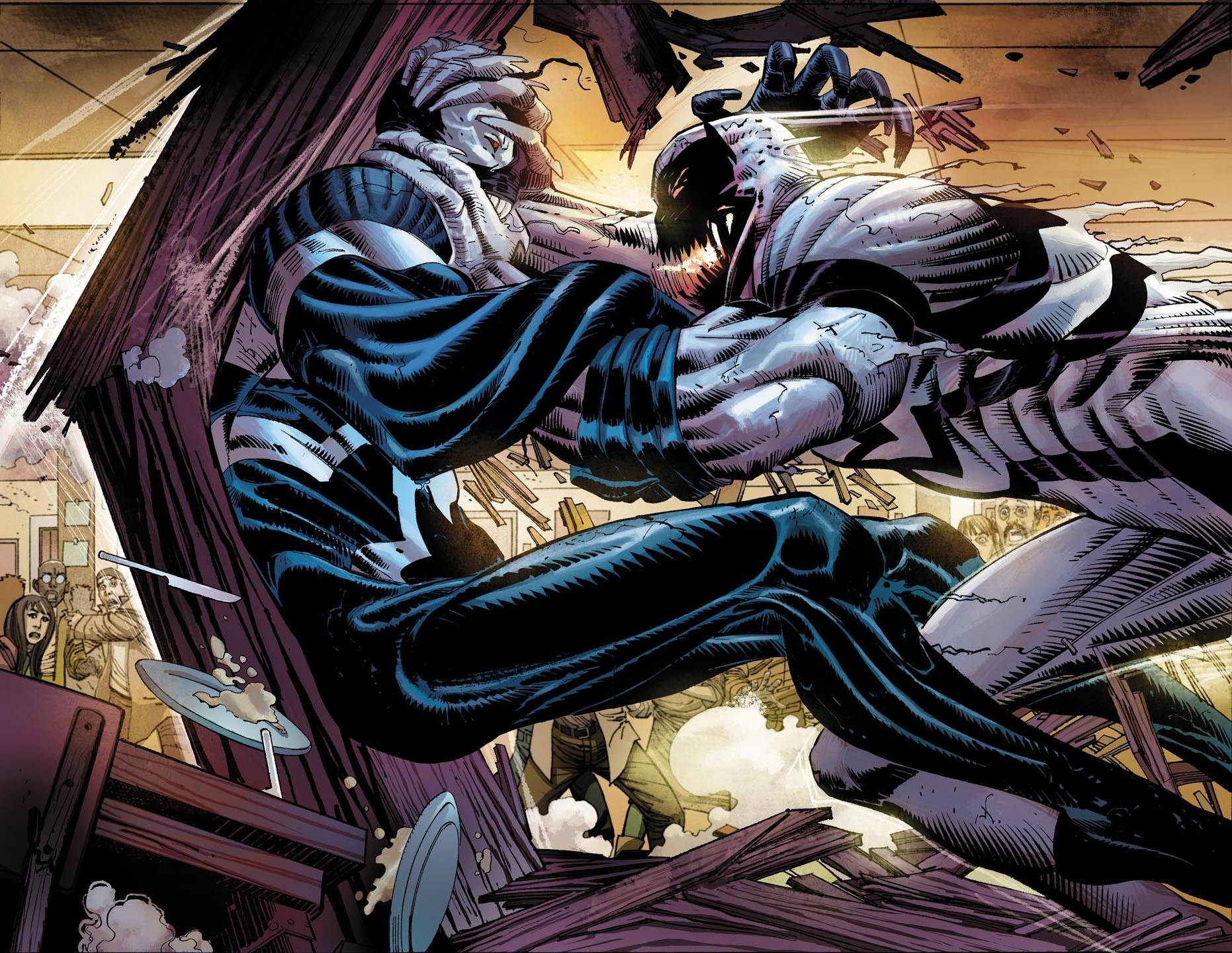 Anti-venom And Venom Disastrous Fight Background