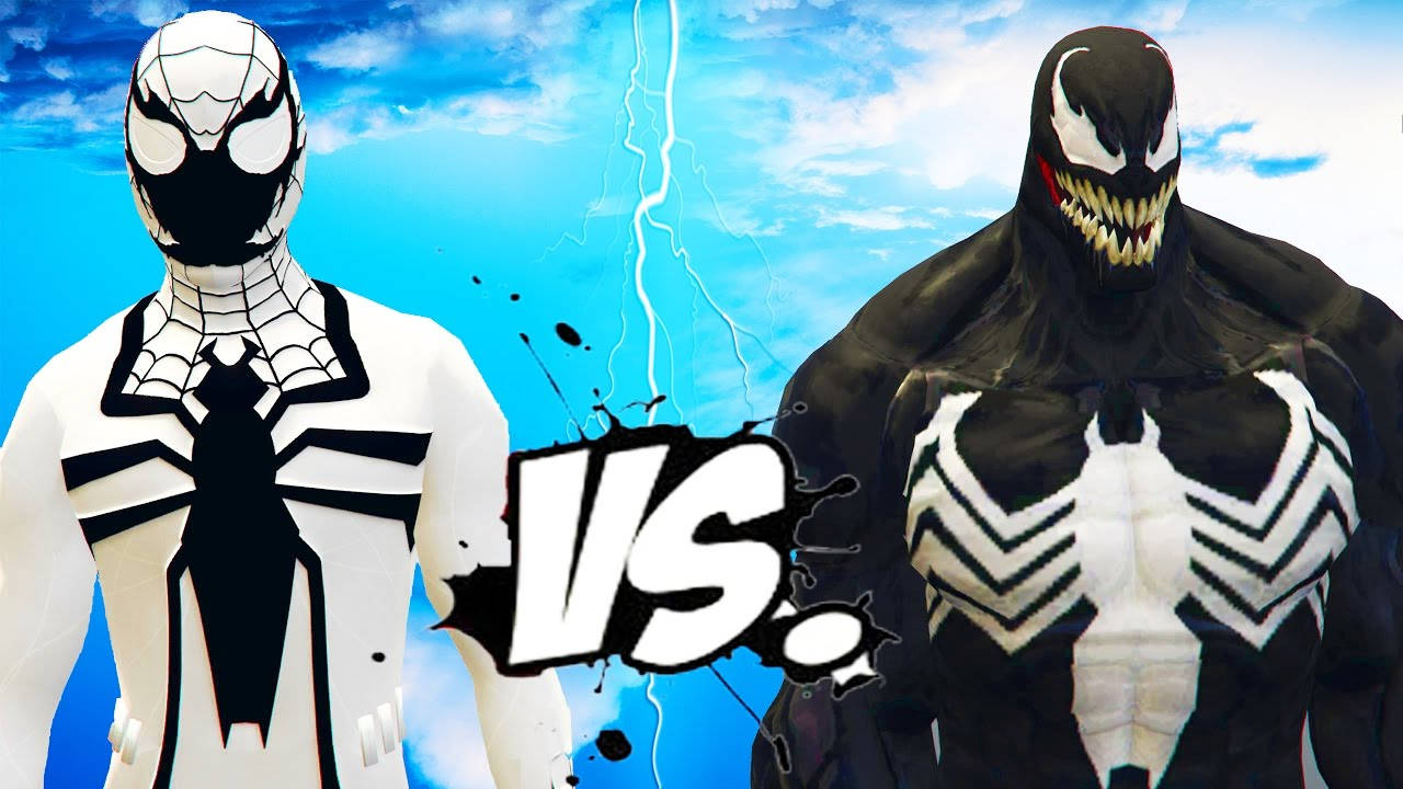 Anti Venom And Venom Face Off Background