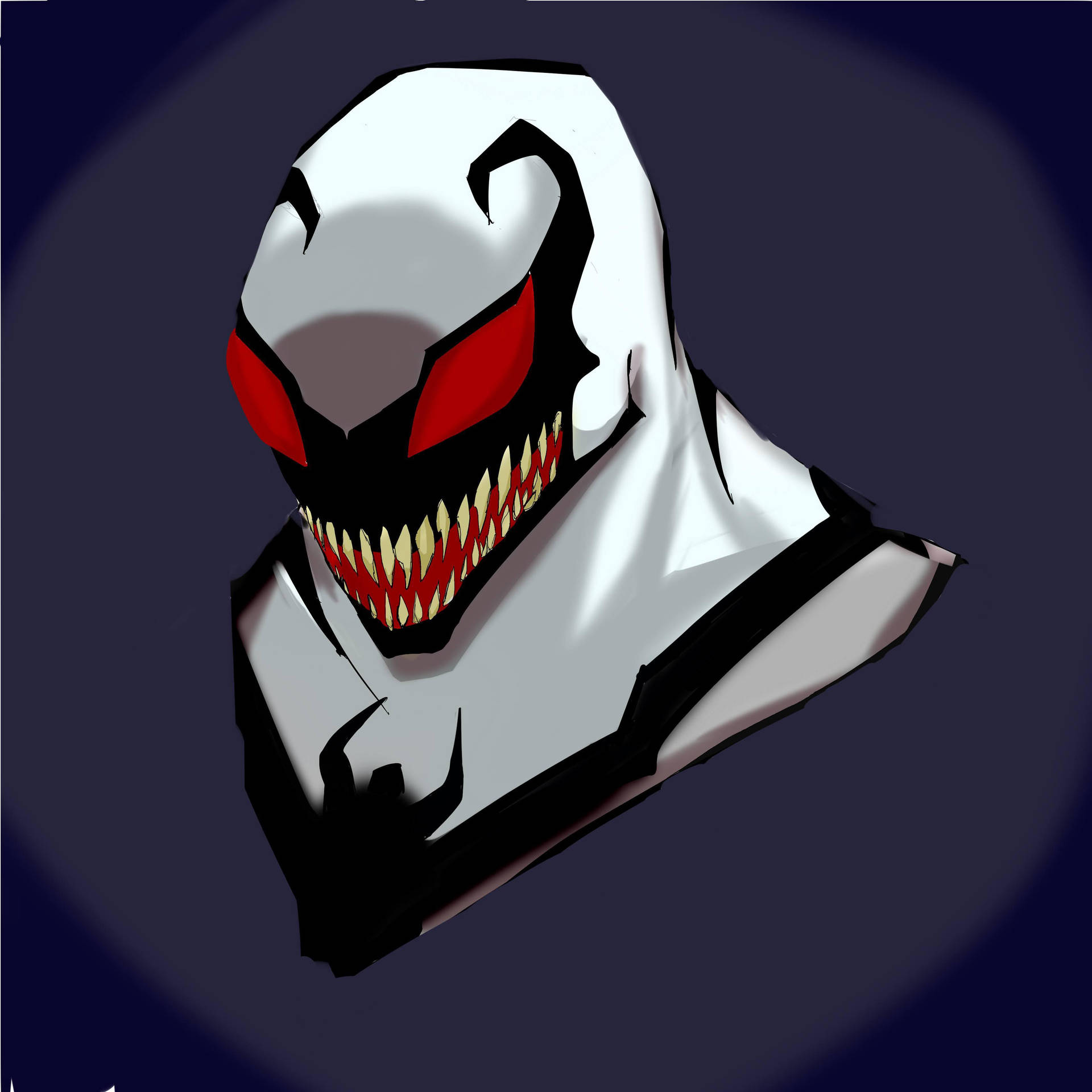 Anti Venom Digital Art Head Background