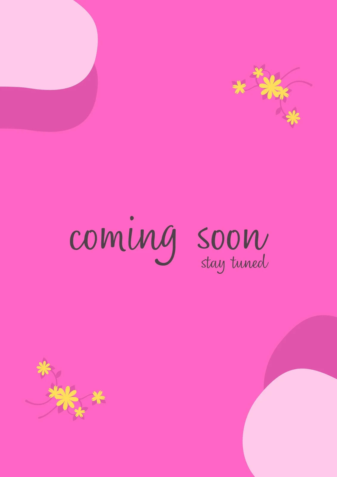 Anticipation Builds - Dark Pink Coming Soon Background