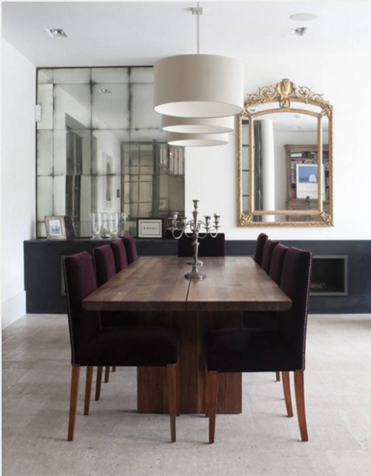 Antique Mirror Dining Room Aesthetic Home