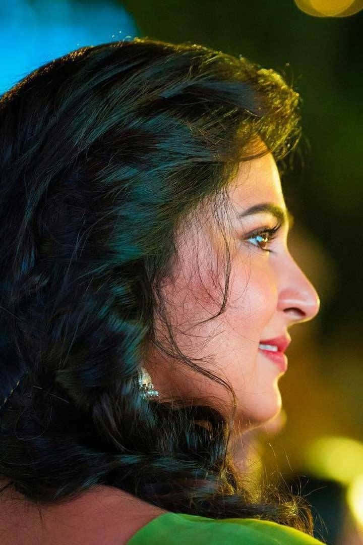 Anushka Shetty Profile Side View Glow