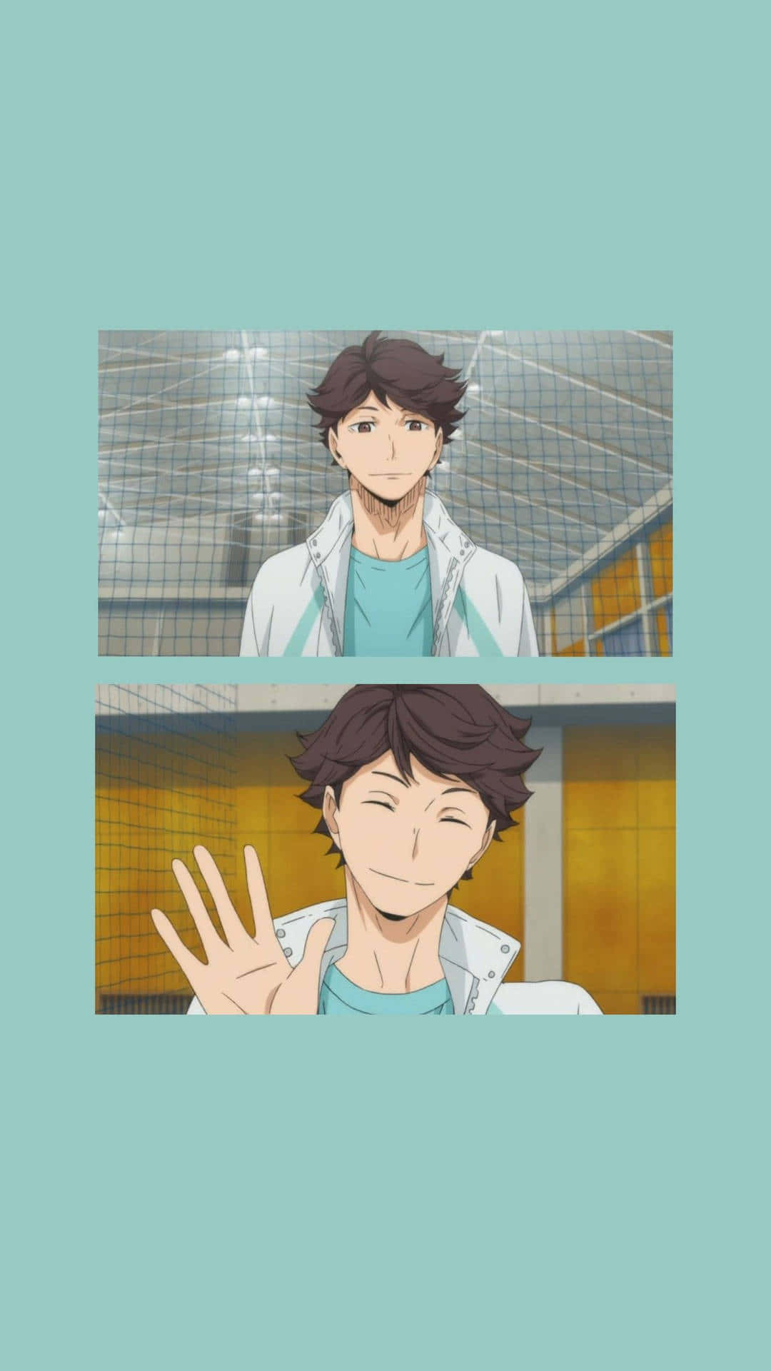 Aoba Johsai Toru Oikawa Aesthetic Phone Background