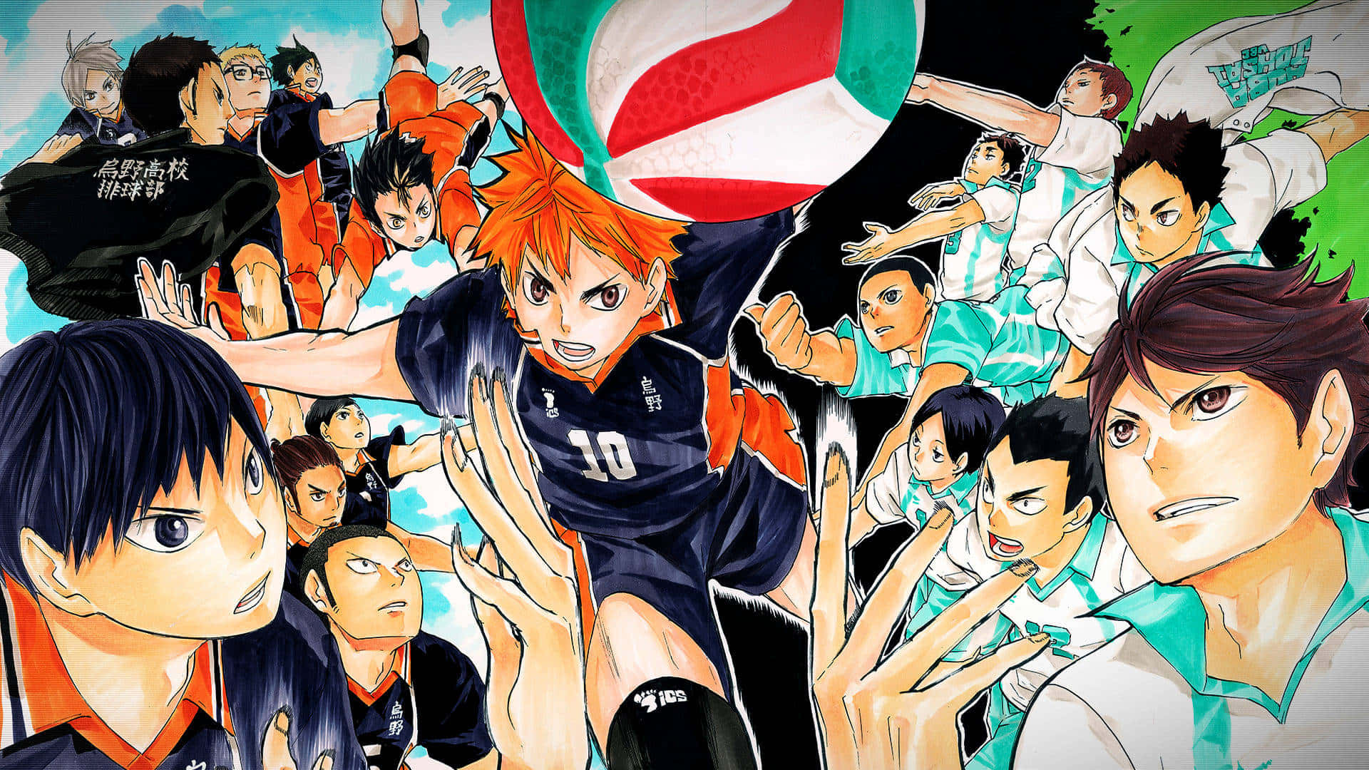 Aoba Johsai Vs Karasuno High School Background