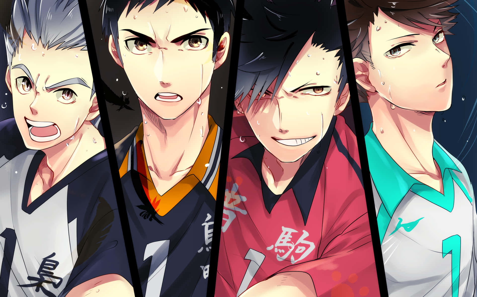 Aoba Johsai Vs Other Teams Background