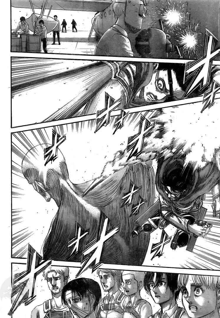 Aot Manga Caricature Art Background