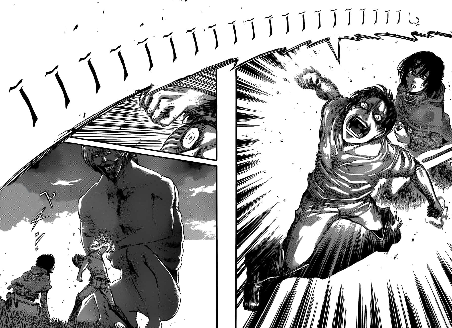 Aot Manga Comic Art Background