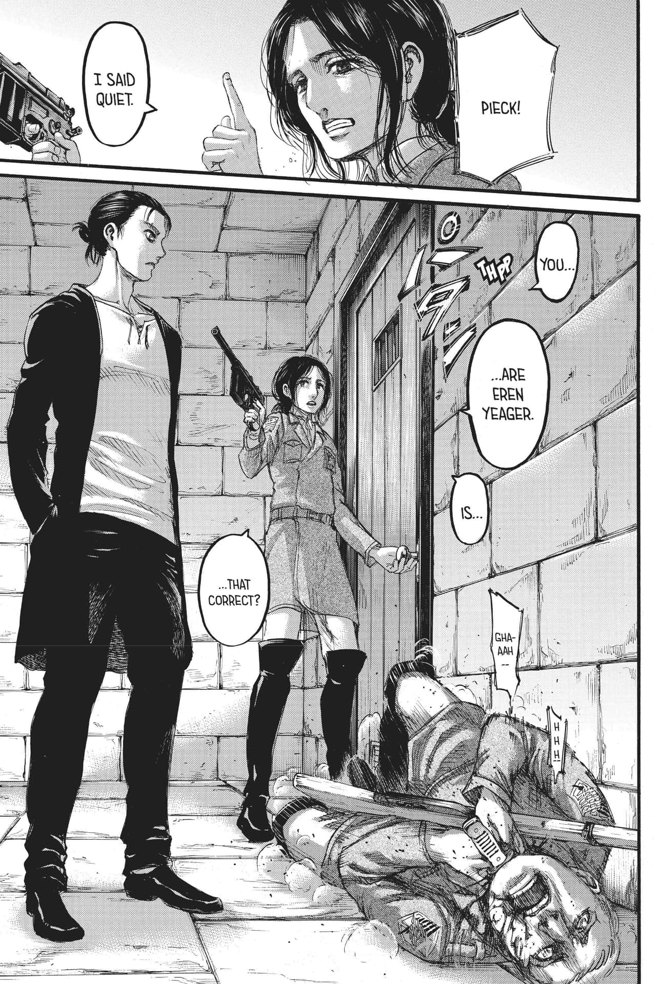 Aot Manga Comic Drawing Background