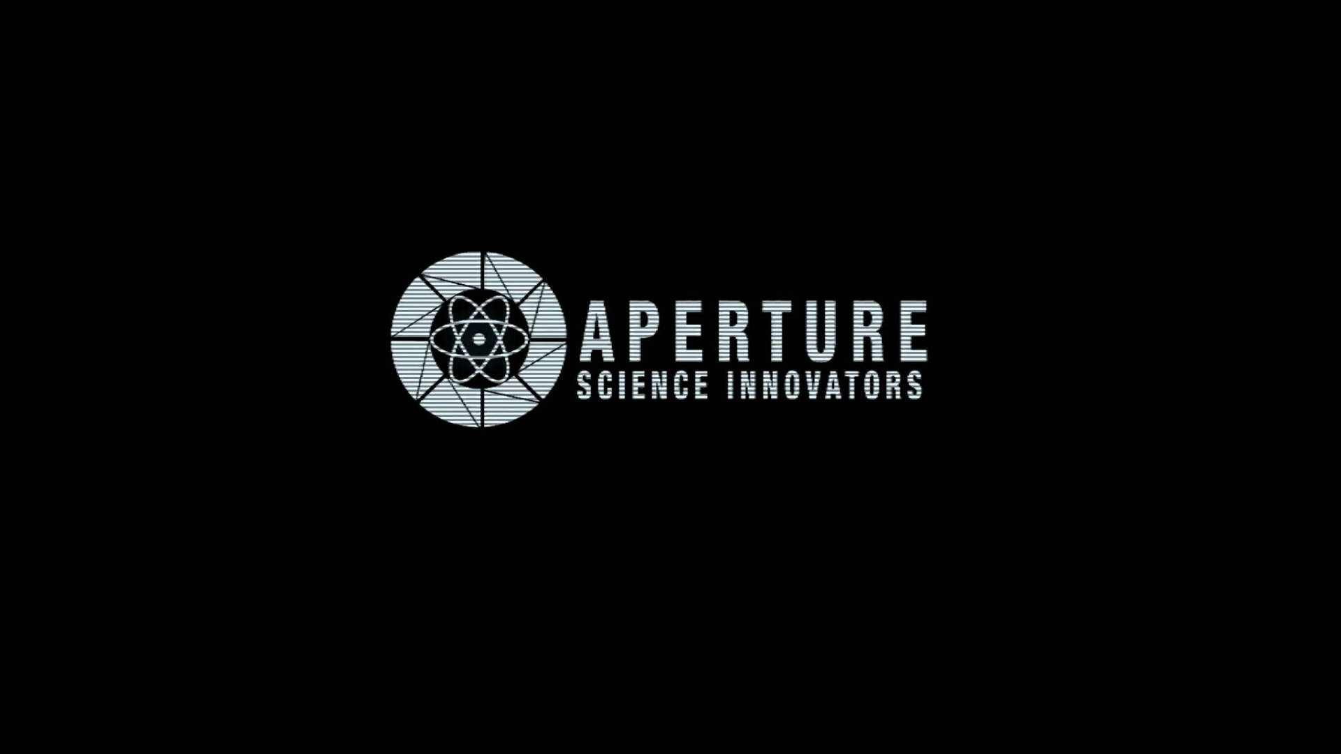 Aperture Portal Logo Background