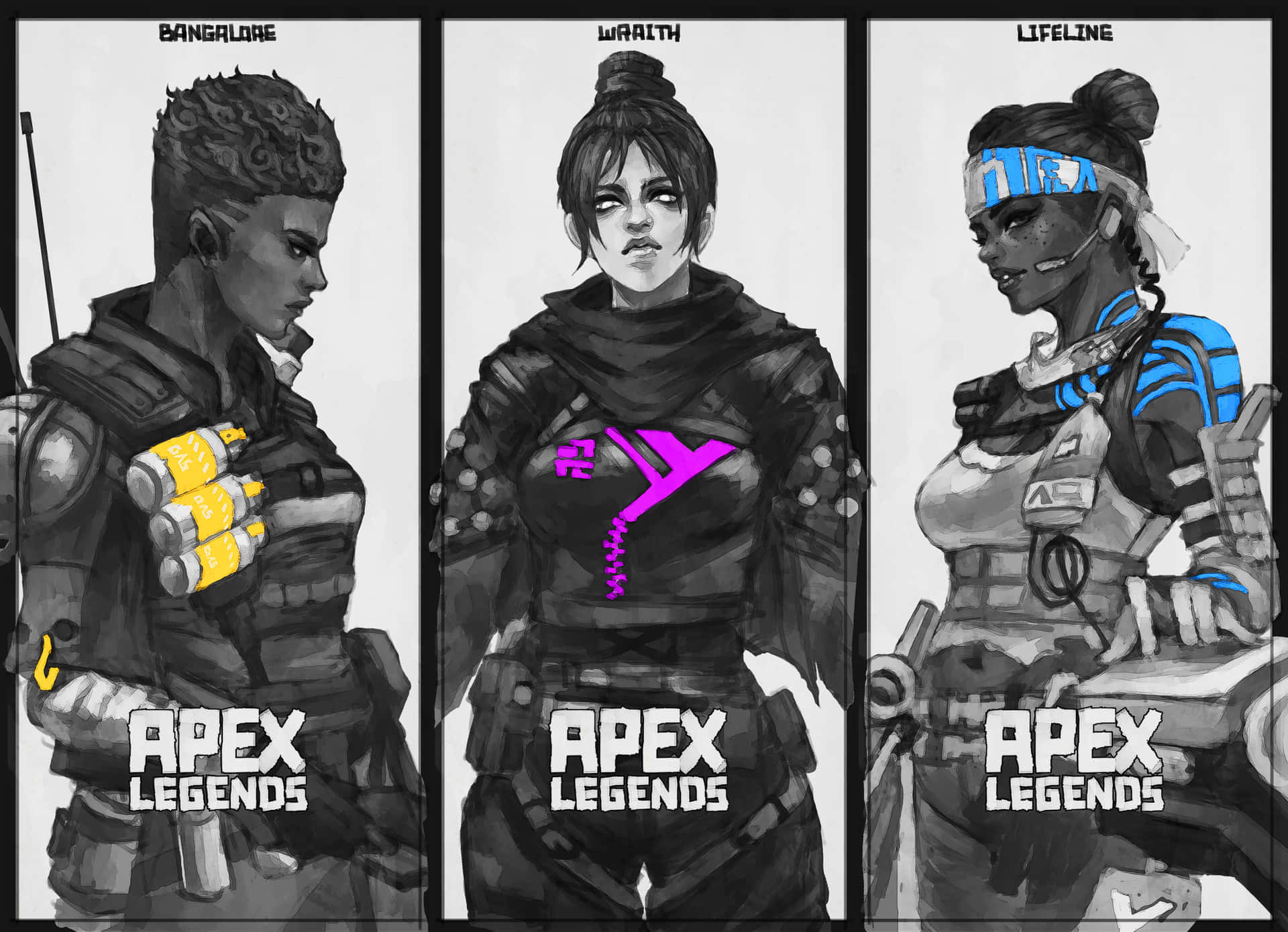 Apex Legends Characters Computer Background