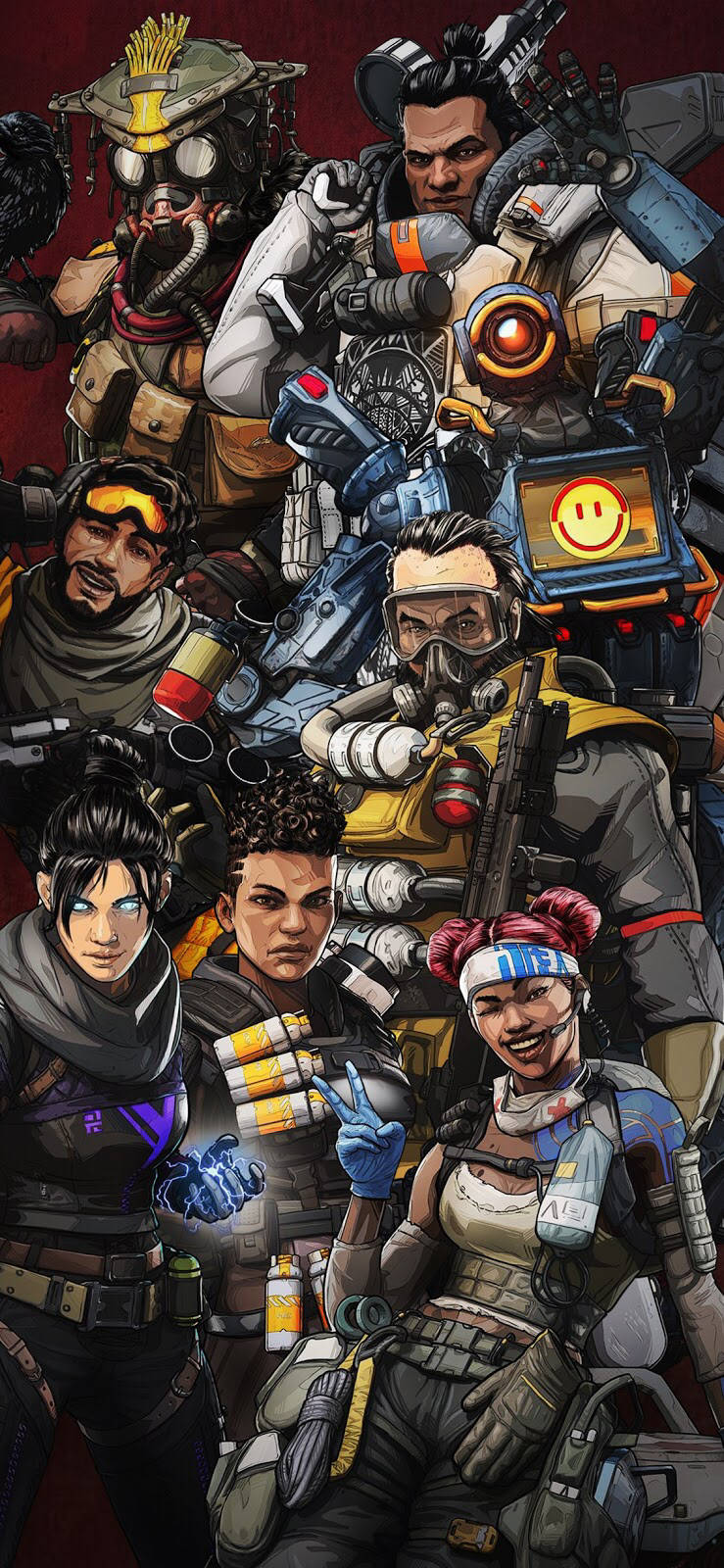 Apex Legends Iphone Characters Background