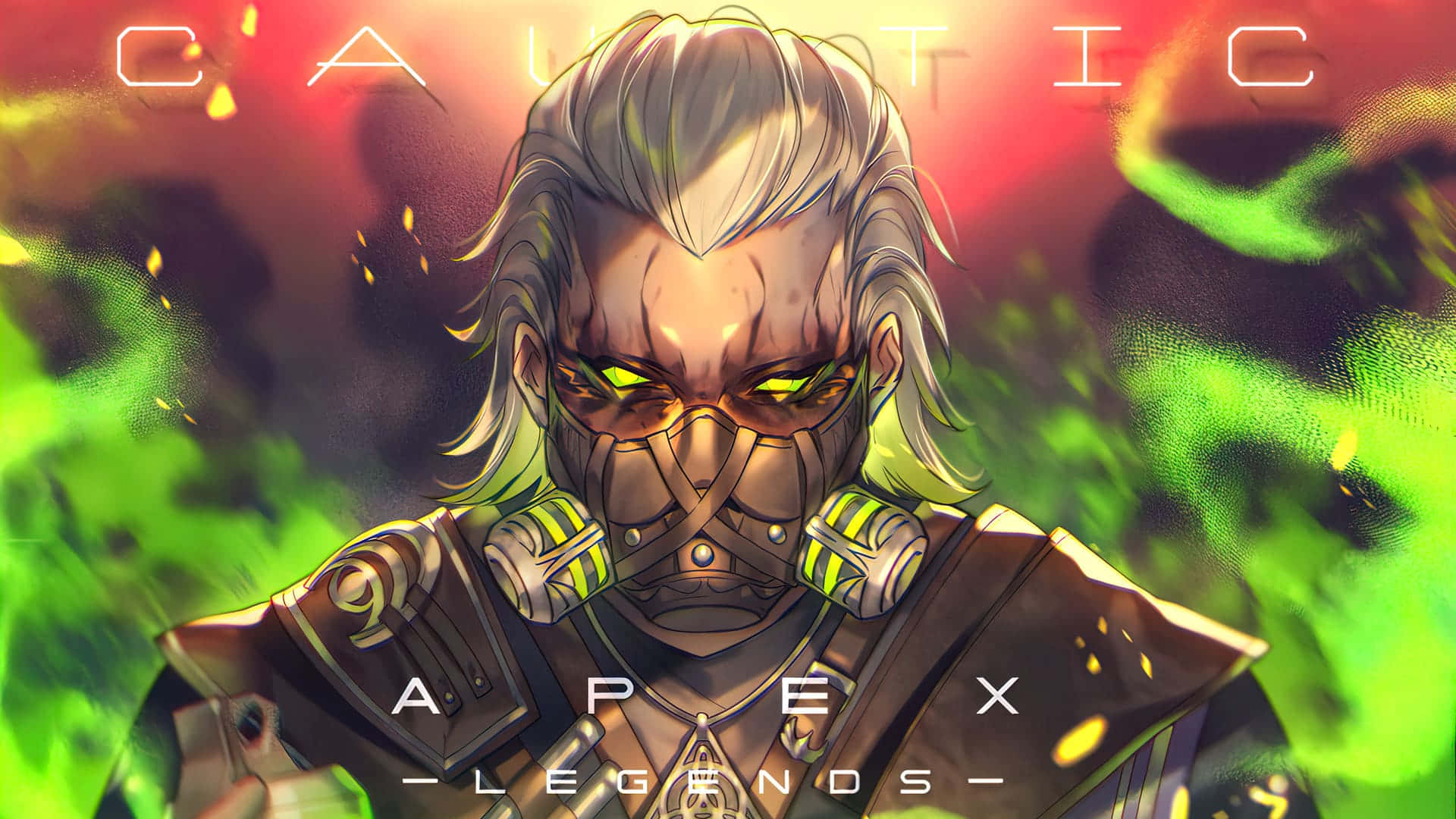 Apex Legends Logo With Caustic