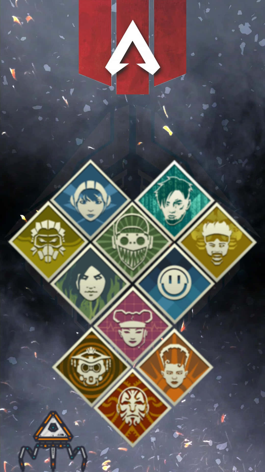 Apex Legends Logo With Hero Icons