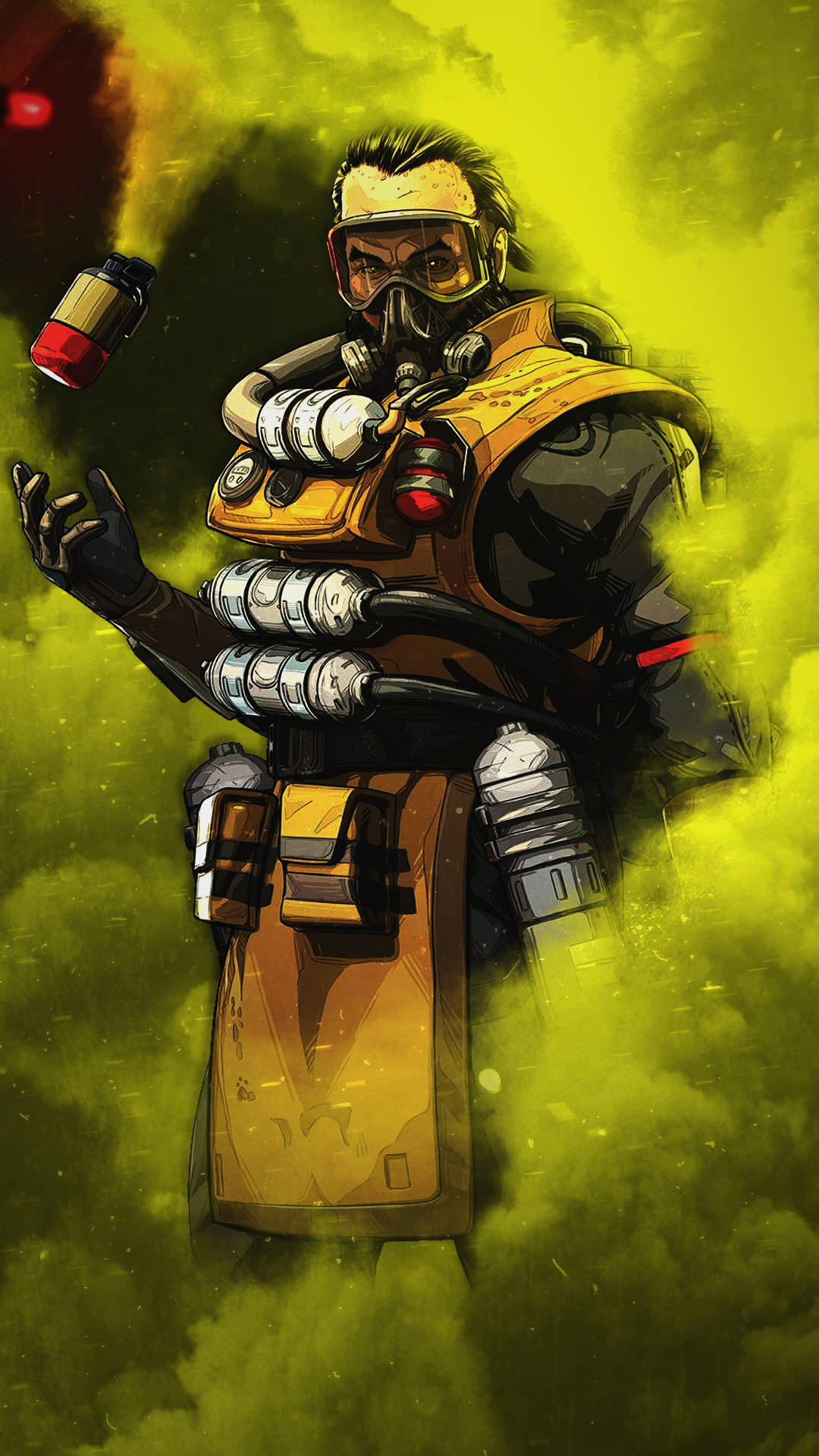 Apex Legends Mobile Caustic Art Background