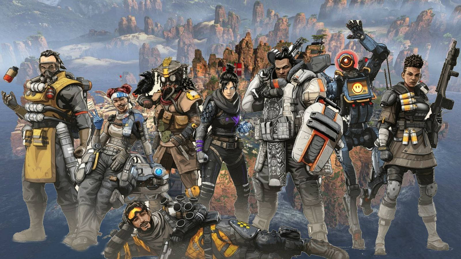 Apex Legends Octane Game Characters Background