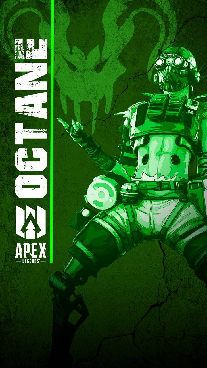 Apex Legends Octane Green Background Background