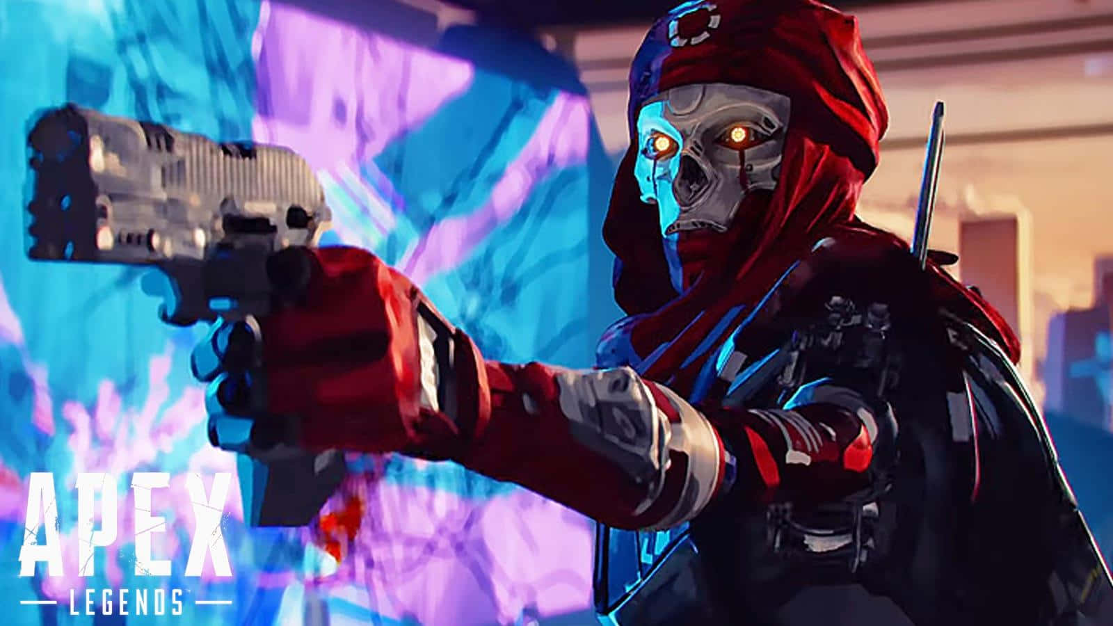 Apex Legends Revenant Shooting A Gun Background