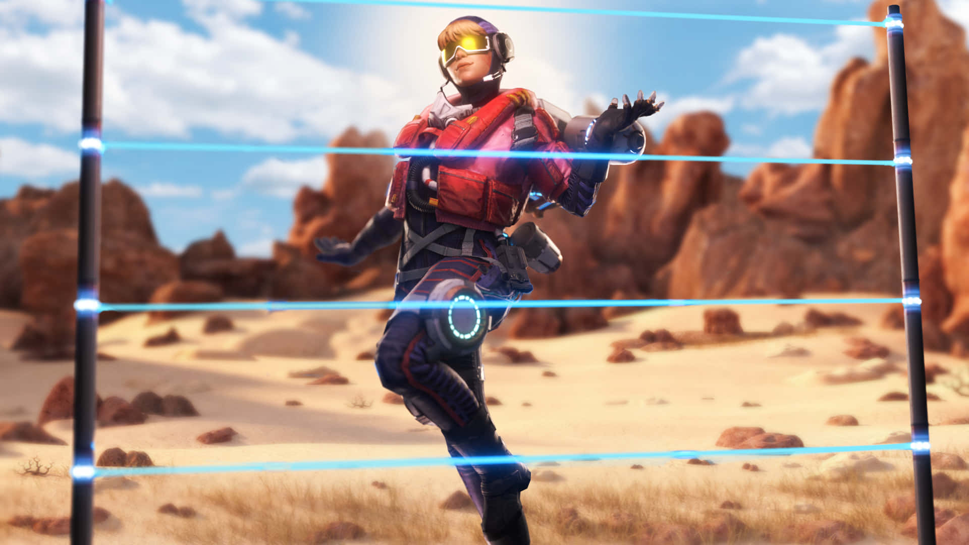 Apex Legends Wattson Electric Fence Background
