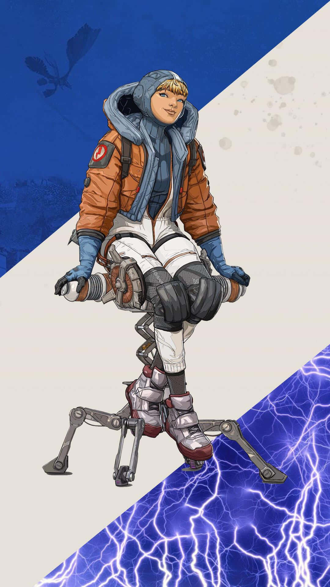 Apex Legends Wattson Sitting Down Background