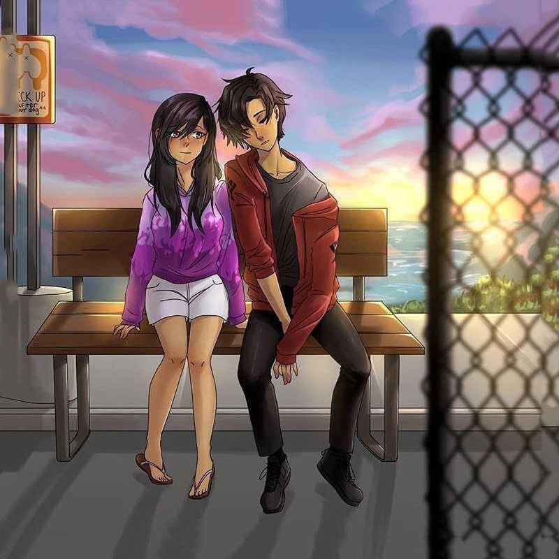 Aphmau And Aaron Hangs Out Background