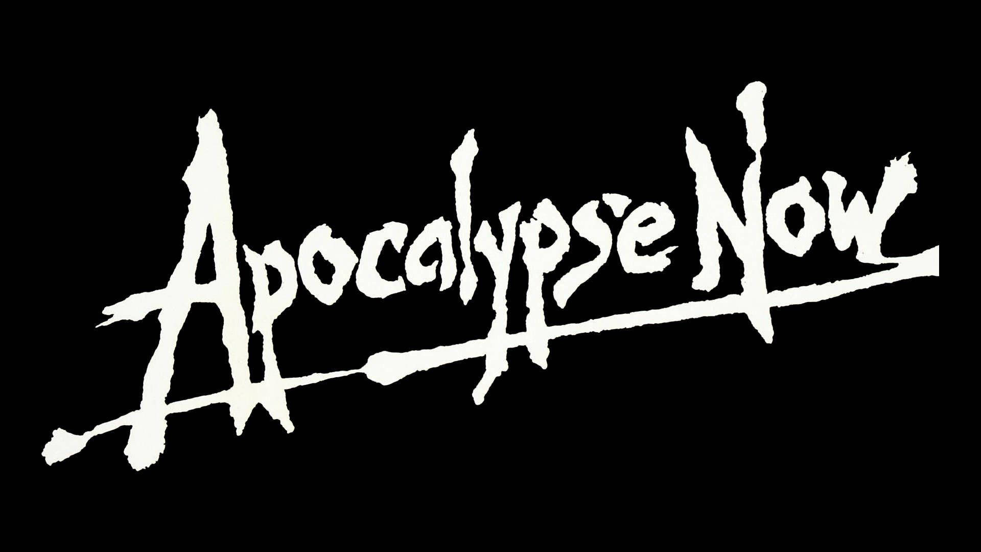 Apocalypse Now Black Written Text