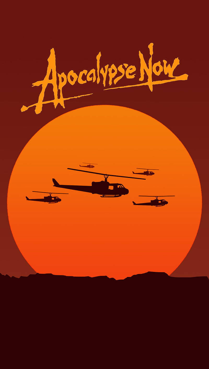 Apocalypse Now Helicopter Silhouette Background