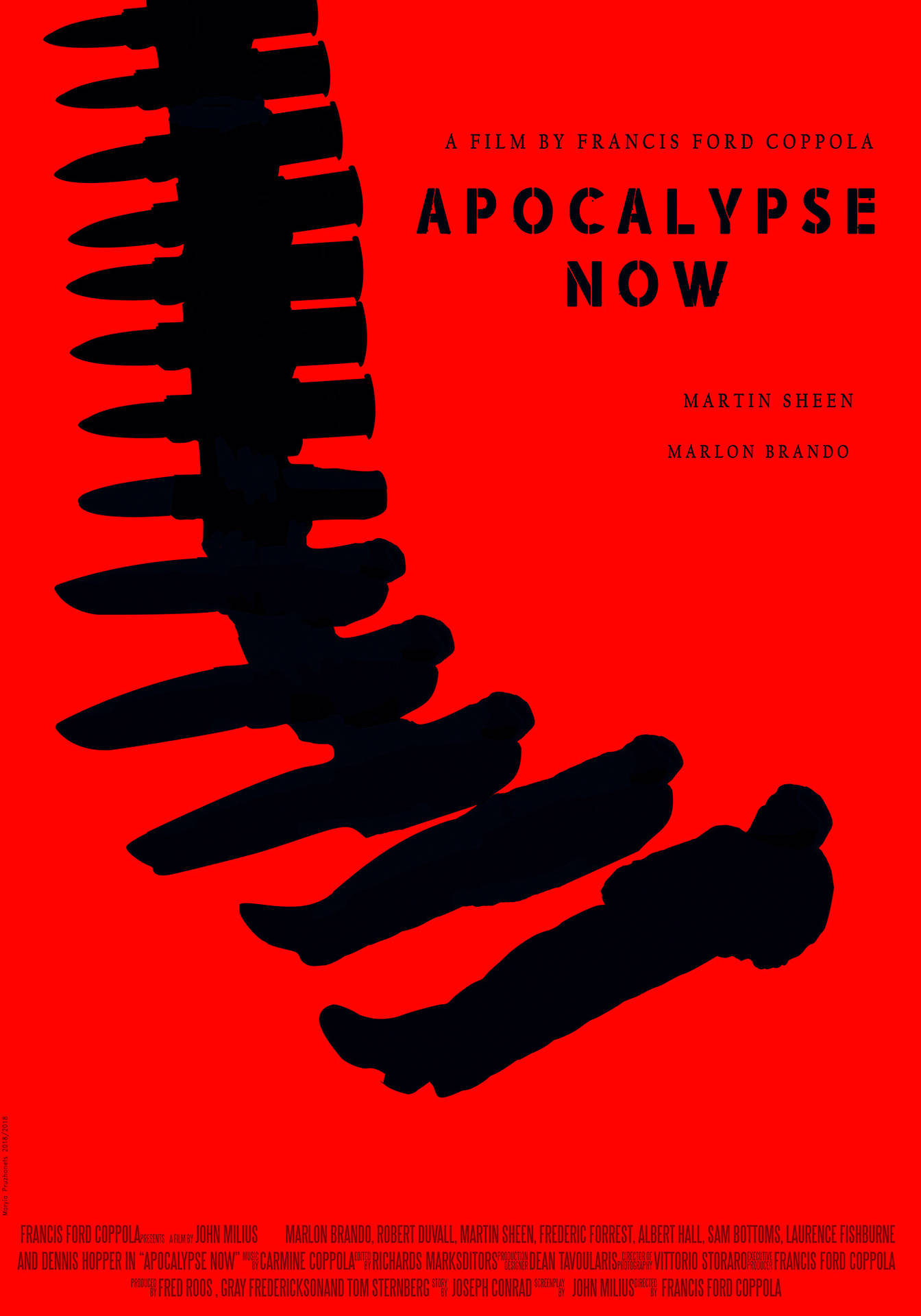 Apocalypse Now Laying Down Poster Background