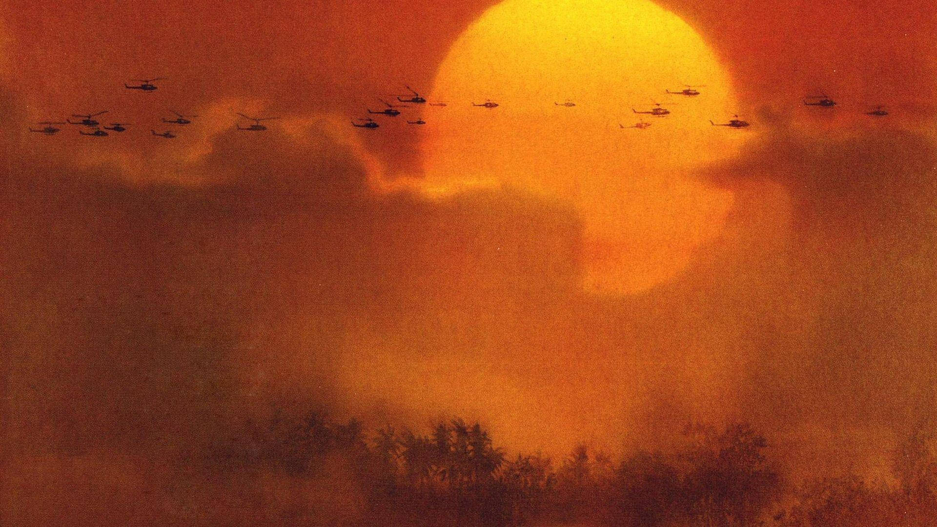 Apocalypse Now Orange Sky Background