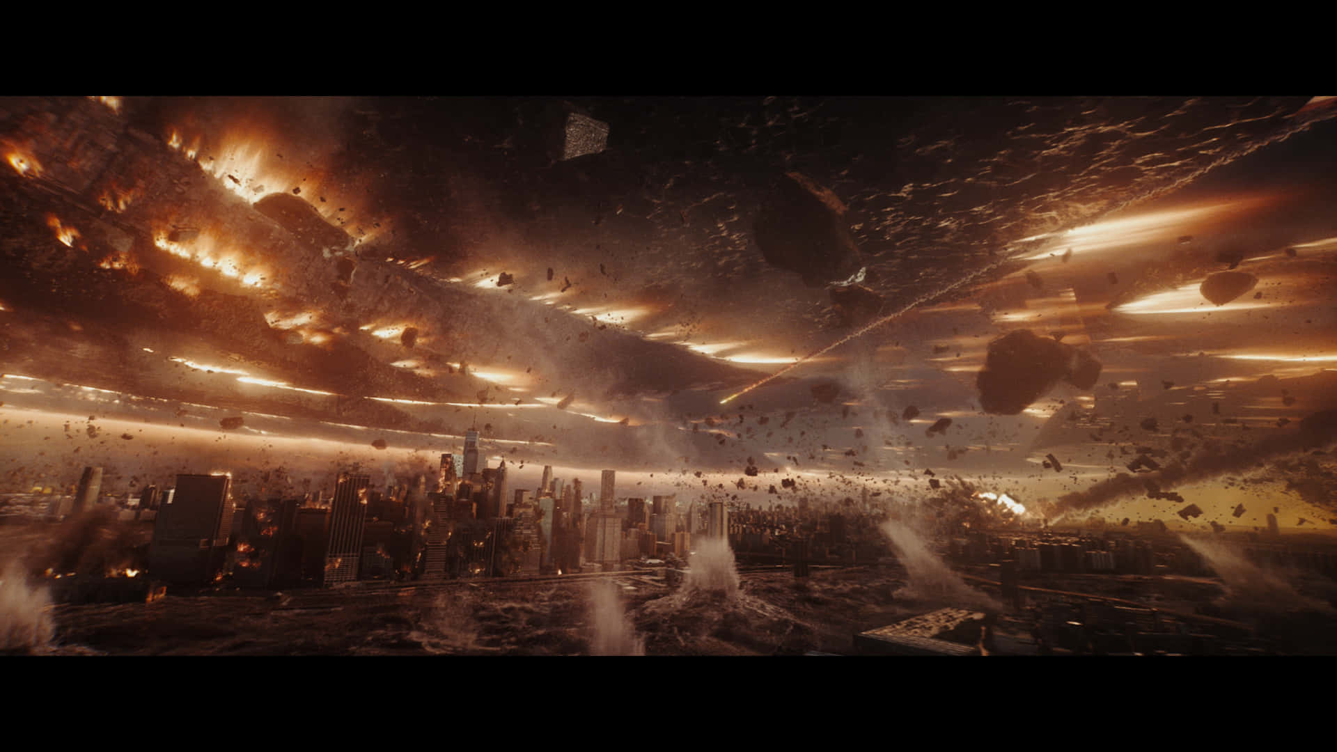 Apocalyptic_ City_ Meteor_ Shower Background