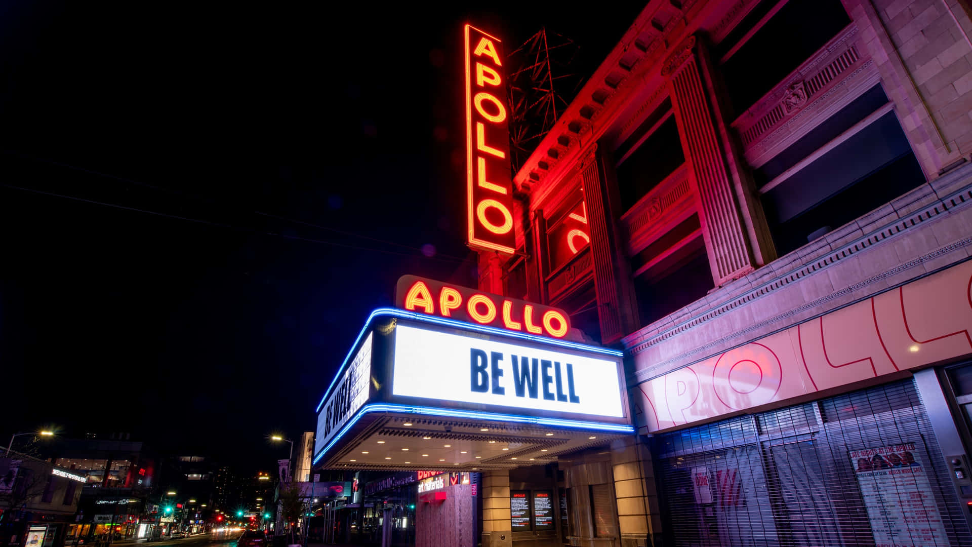 Apollo Theater Street Photo Background