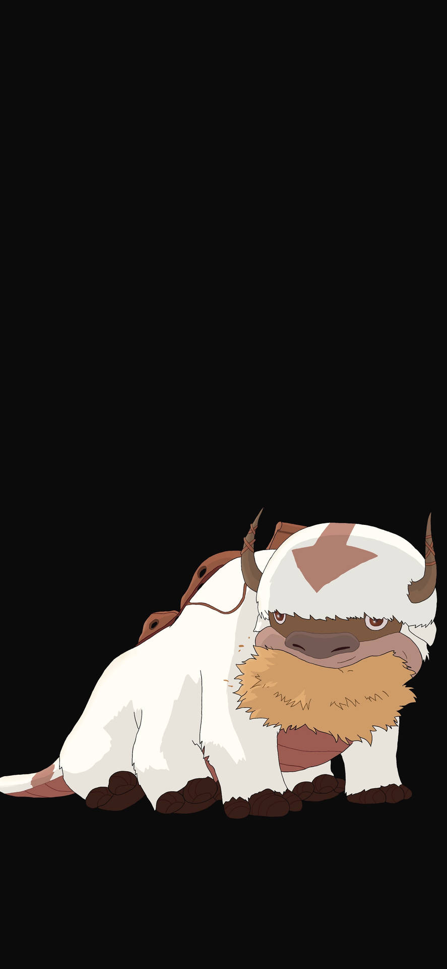 Appa Eating Hay Background