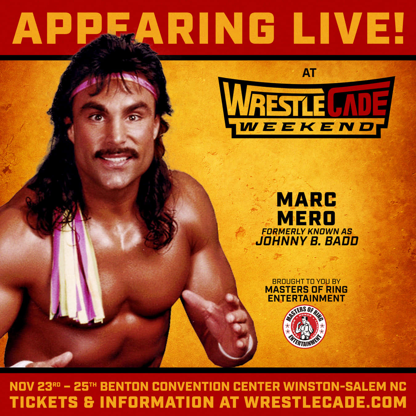 Appearing Live Marc Mero Poster Background