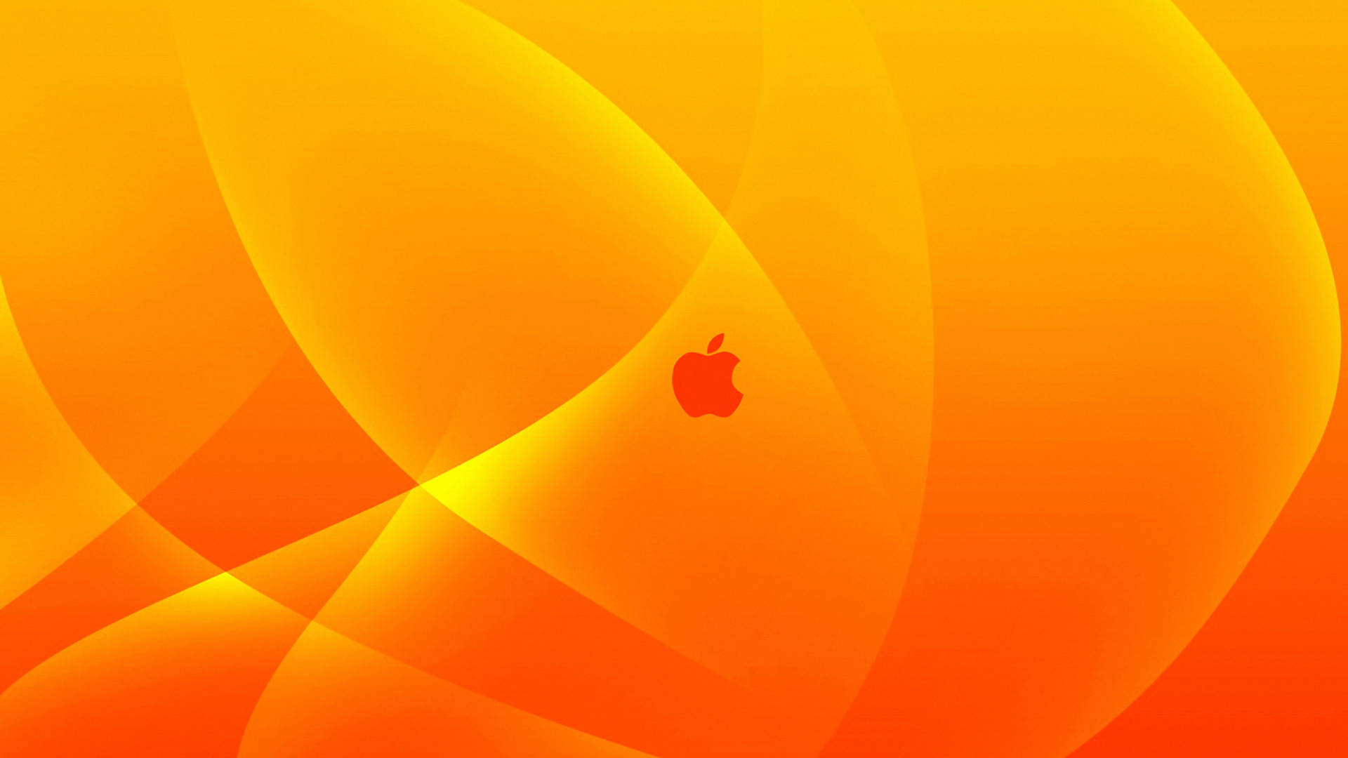Apple 4k Ultra Hd Orange Abstract Background