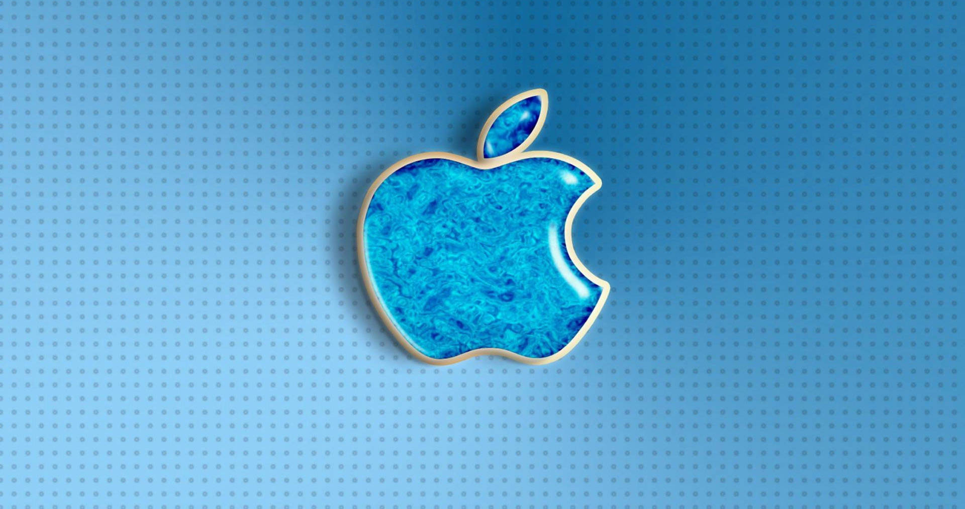 Apple 4k Ultra Hd Sapphire Logo Background