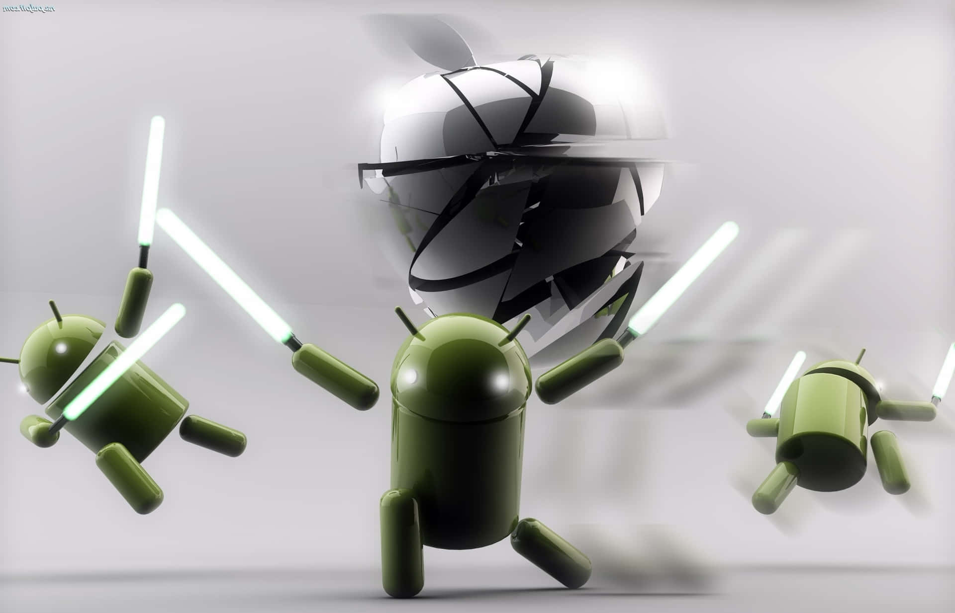 Apple Android Fight