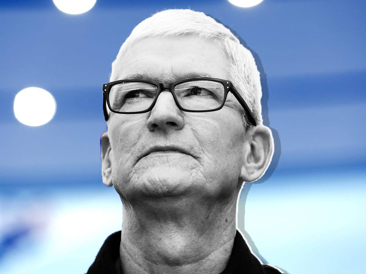 Apple Ceo Tim Cook Edited Photo Background