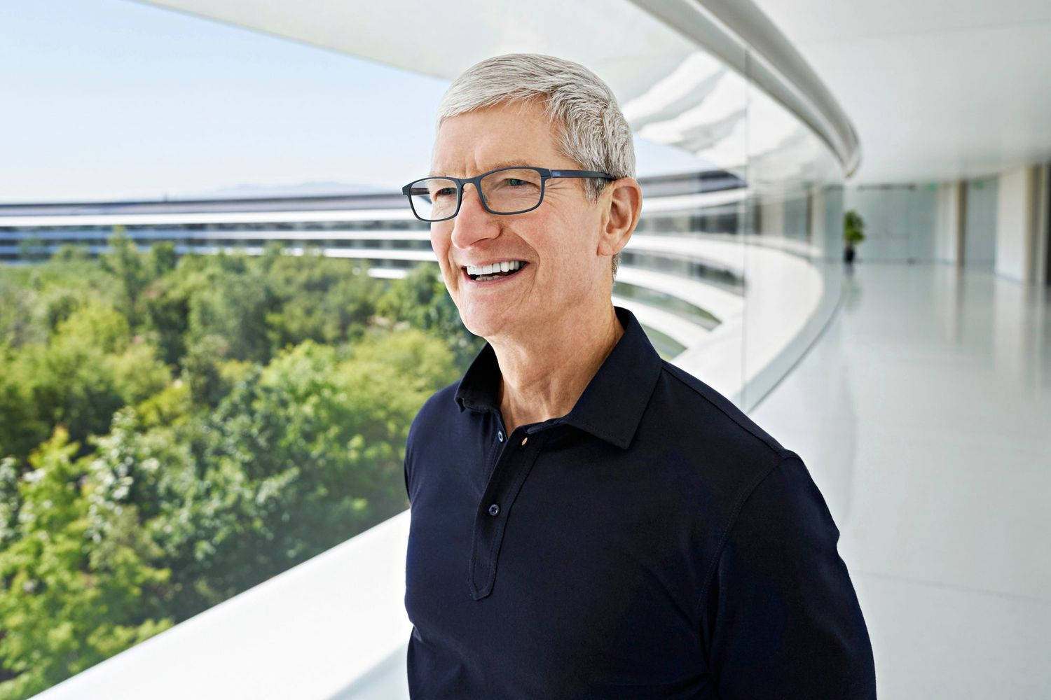 Apple Ceo Tim Cook Hybrid Environment Background